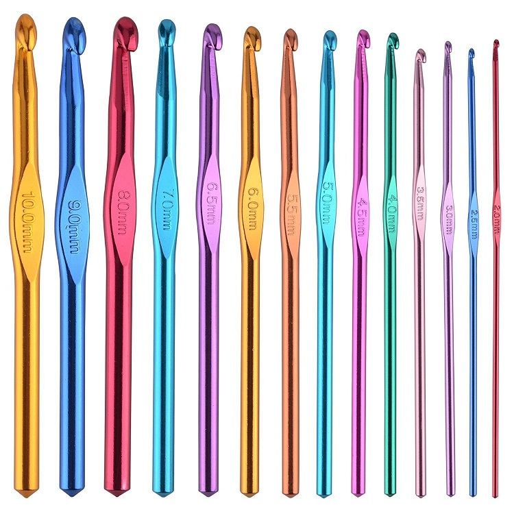 Crochet hook sizes and types - Dabbles & Babbles  Crochet hooks, Steel crochet  hook sizes, Crochet needles