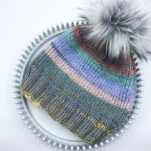 How to Loom Knit a Bucket Hat (DIY Tutorial) 