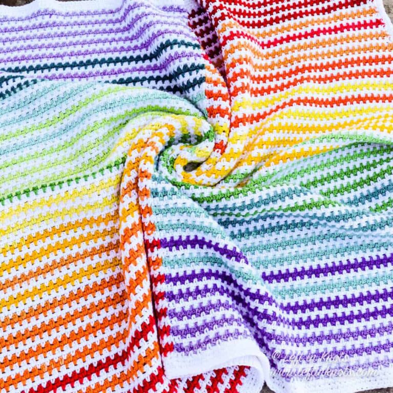 Free Striped Crochet Blanket Patterns